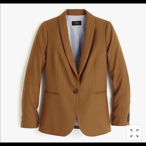 J. Crew Parke camel colour wool blazer